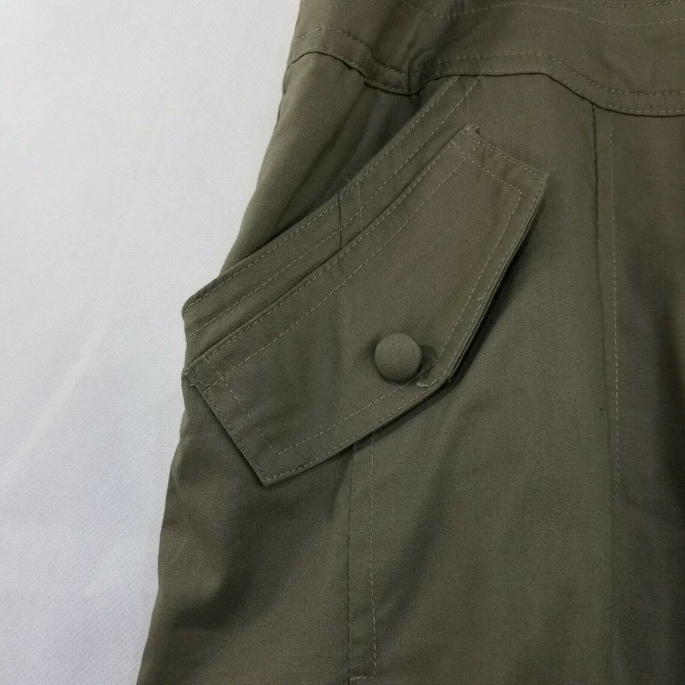 Alexandra Bartlett Olive Green Pleat Skirt Size 10 - Picture 3 of 10